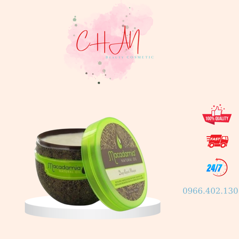 Kem ủ tóc Macadamia Deep Repair Masque phục hồi tóc hư tổn, siêu mềm mượt nhập khẩu chính hãng