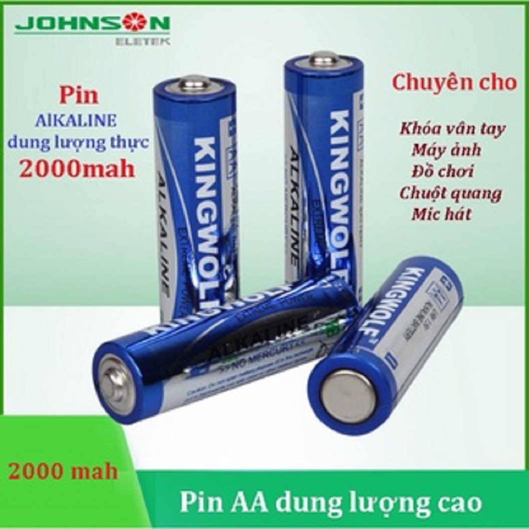 Pin kiềm alkaline aa/aaa dung lương cao chính hãng johnson eletek