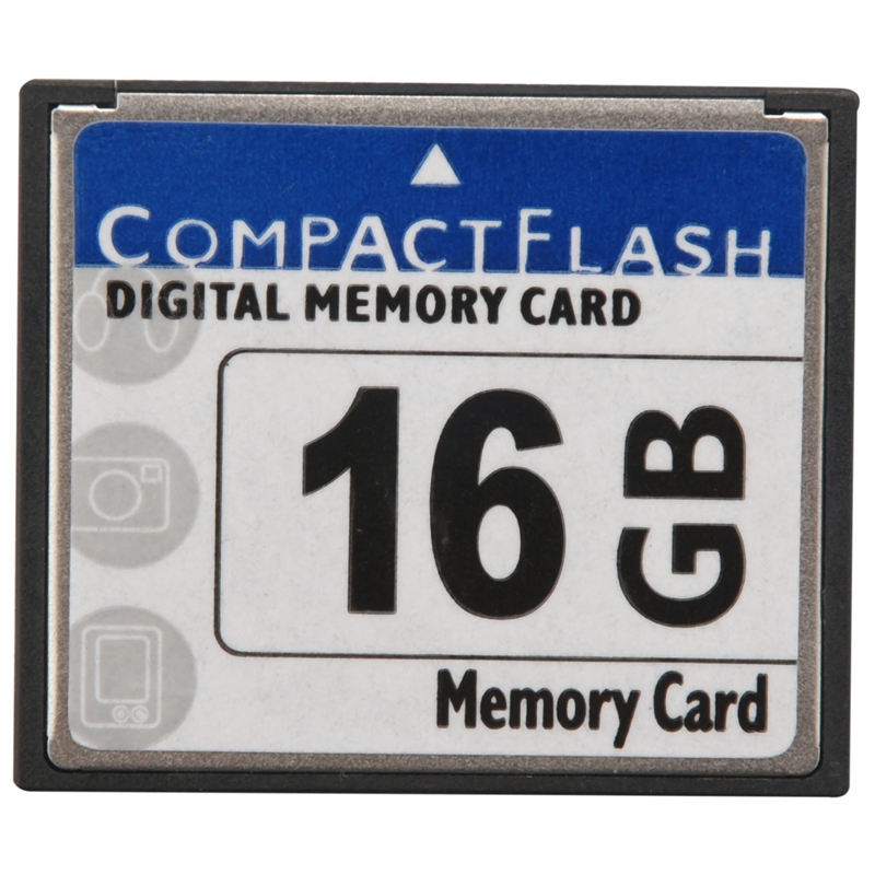 Professional 16GB Compact Flash Memory CardWhite&Blue