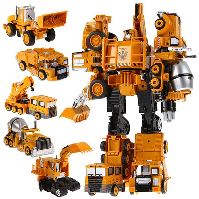 ROBOT Biến hình Bằng sắt - 5in1 Trans Truck