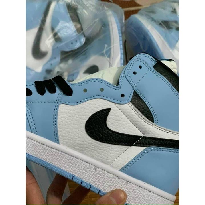 ❈  Giày Jordan 1 High University Blue Giày Thể Thao Air Jordan Xanh Móc Đen Giày JD1 Cổ Cao Cao Nam Nữ Hot 2021
