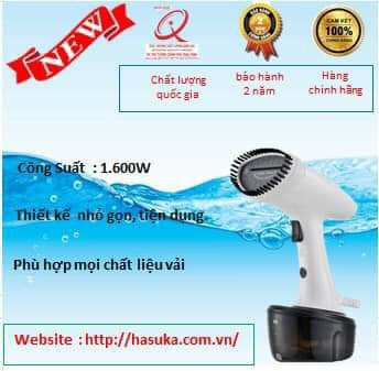 Bàn là hơi nước cầm tay hasuka hsk 308- 𝐌𝐀̂̃𝐔 𝐌𝐎̛́𝐈 𝐓𝐑𝐄̂𝐍 𝐓𝐇𝐈̣ 𝐓𝐑𝐔̛𝐎̛̀𝐍𝐆