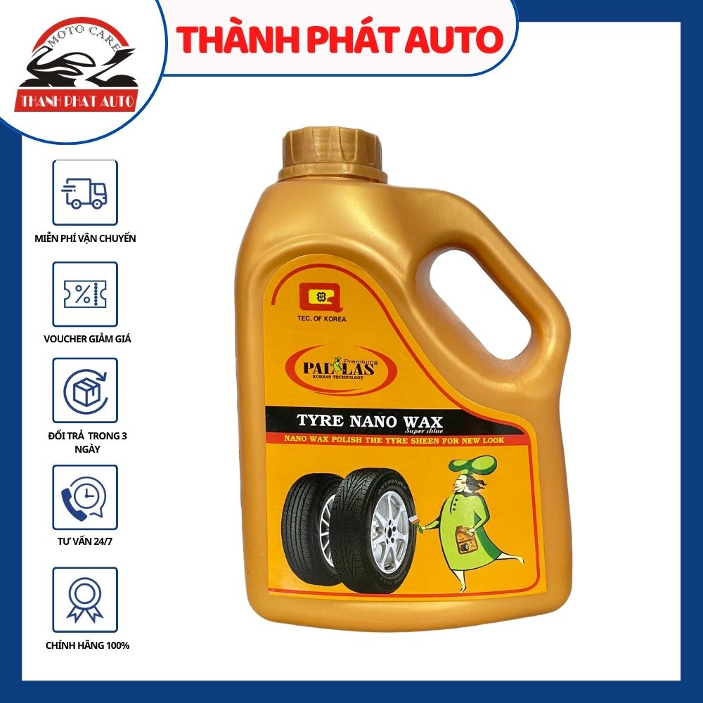 Wax đánh bóng vỏ( lốp) xe hương Hali-1.5l