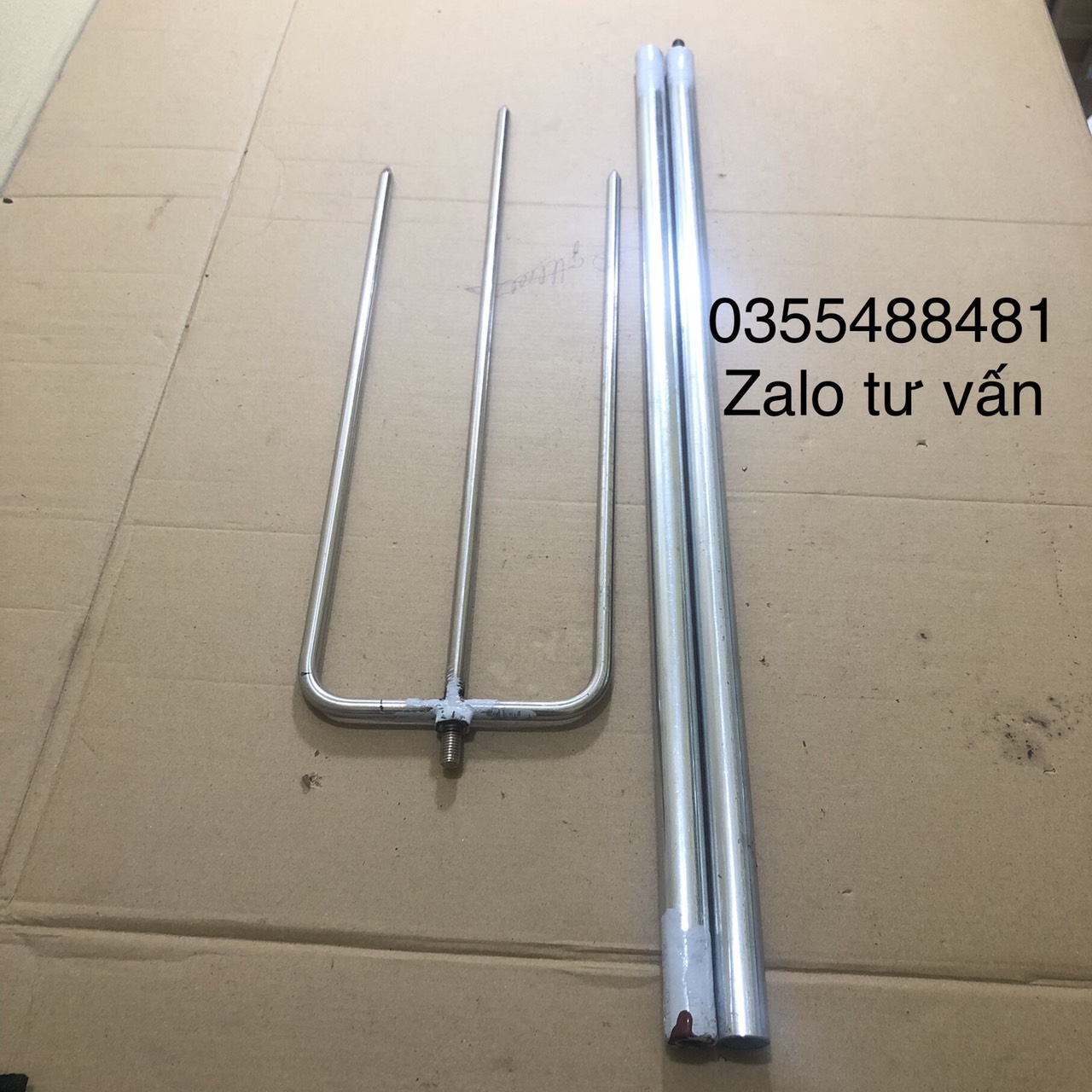 FREESHIP MAX-CAM KẾT GIÁ TỐT-(Combo 3 cây) Xiên nướng lắp ráp dài 200cm phủ bì/ xiên nướng heo sữa /xiên nướng gà cá vịt đa năng