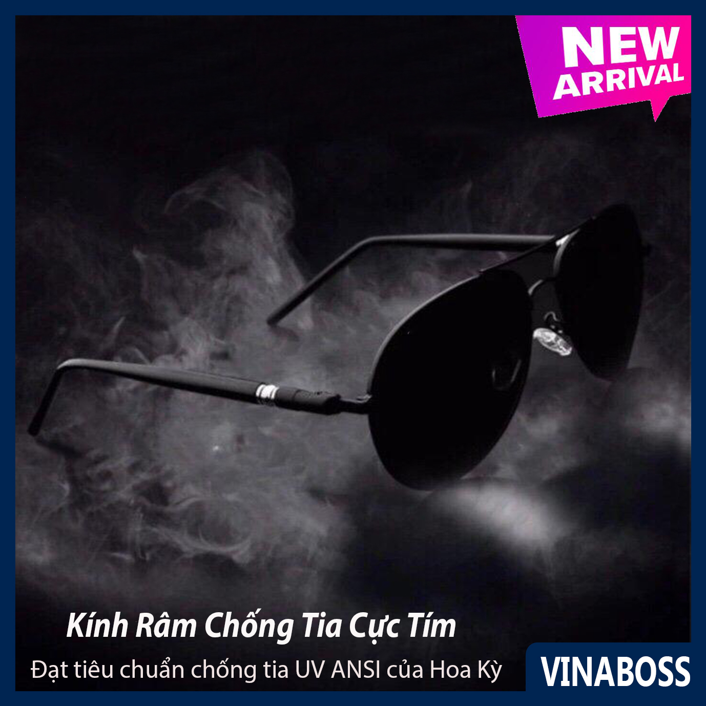 Mắt Kính Thời Trang Nam Cao Cấp VNHOT136 Tròng Kính Chống Tia UV + Tặng Kèm Mắt Kính Xuyên Đêm - Bảo hành 12 tháng 1 đổi 1