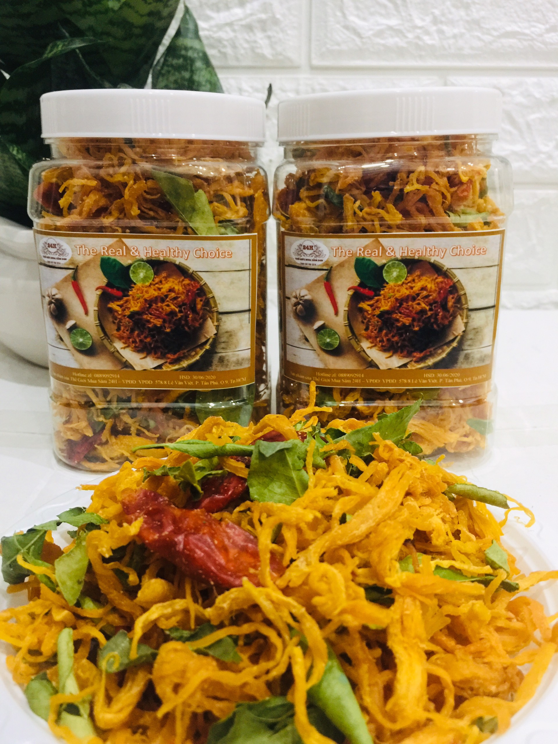 Khô Gà Lá Chanh LOẠI ĐẶC BIỆT 1kg (2 hộp)