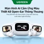 Tai nghe UGREEN HiTune ClipBuds S6 Magic True Wireless Earbuds Bluetooth 5.4 Earphone Touch Screen Microphone Algorithm Noise Reduction Model:55136