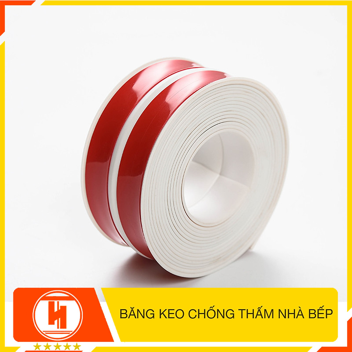 Băng Keo Dán Chống Thấm Nước Trong Bếp Nhà Vệ Sinh - Chống Thấm Nước Bồn Rửa Chén Bát Nhiều Màu Cuộn Dài 3 Mét