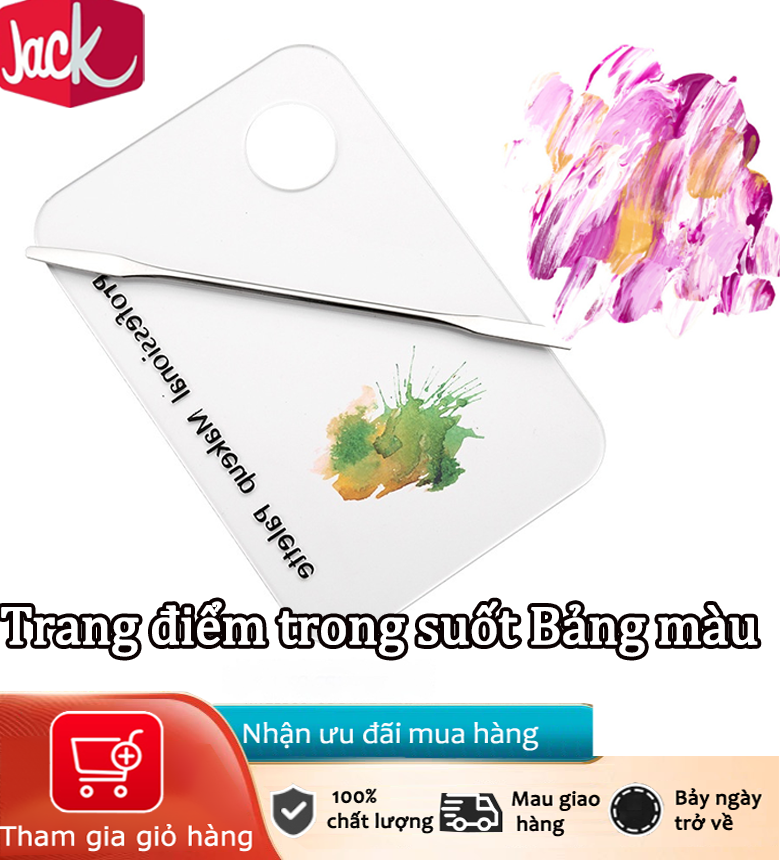 Jack Bảng màu mỹ phẩm trong suốt, Bảng màu sơn móng tay