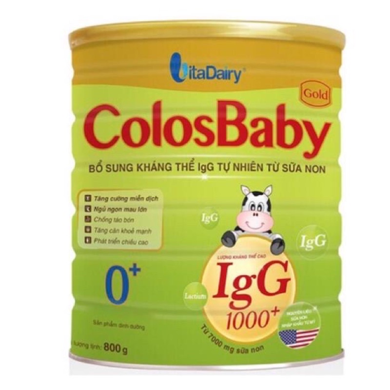 Sữa bột colosbaby gold 0+ 800g