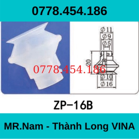 [Giá Gốc] Giác hút chân không ZP-06B/ZP-08B/ZP-10B/ZP-13B/ZP-16B/ZP-20B/ZP-25B/ZP-32B/ZP-40B/ZP-50B