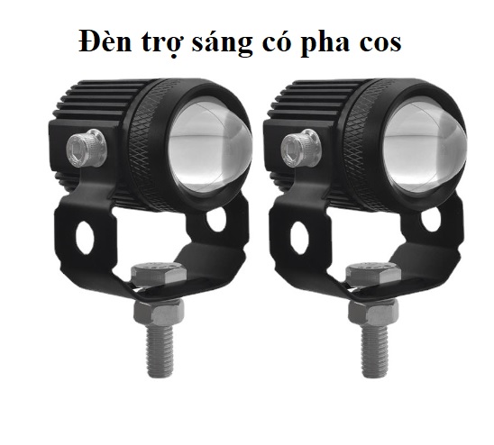 Đèn trợ sáng bi cầu mini 2 màu cos vàng pha trắng loại 1 có quạt tản nhiệt