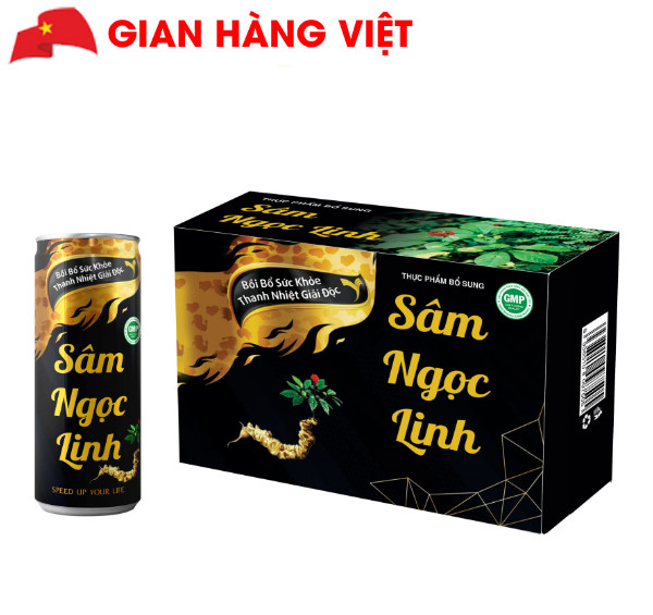 Nước sâm ngọc linh 24 lon
