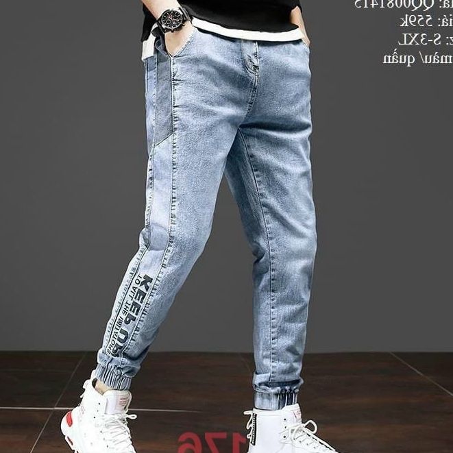 Quần jean baggy nam cao cấp có bo chun cá tính masterfashion ms004