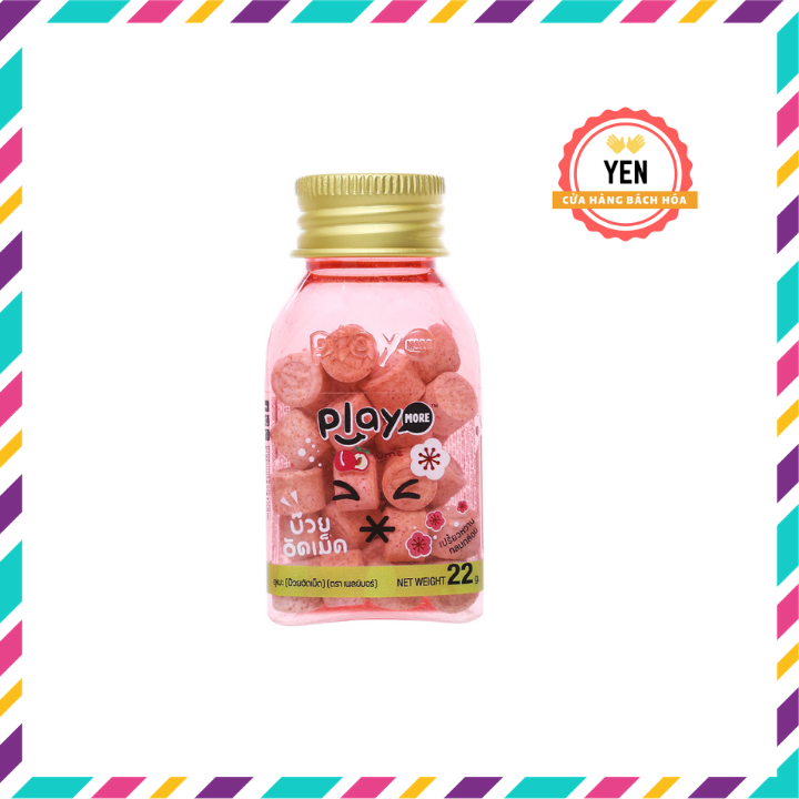[HCM]Kẹo ngậm Playmore Thái Lan vị xí muội siêu ngon bán lẻ loại 22g