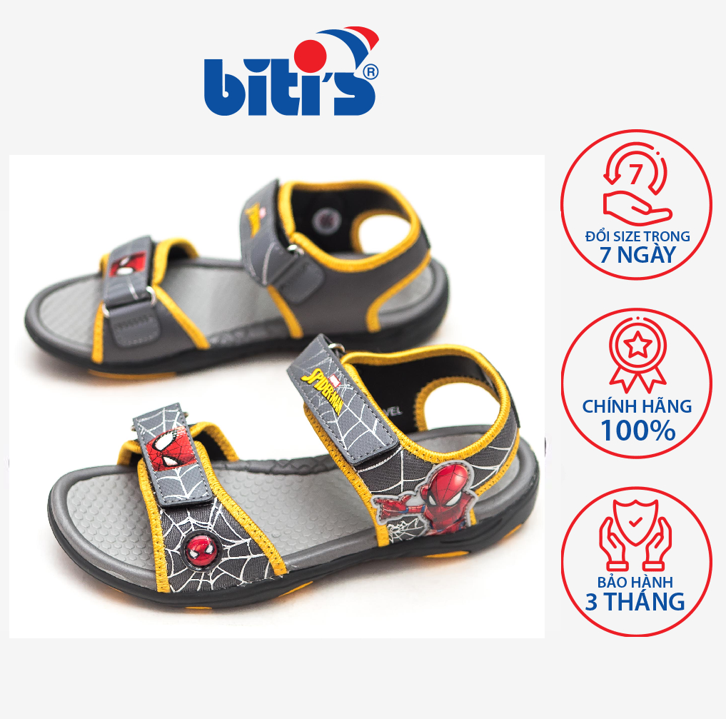 Giày sandal bé trai biti's spiderman drb031811vag