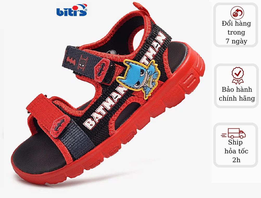 Sandal thể thao eva biti's bé trai batman beb001299 siêu nhẹ size nhỏ 24 - 29