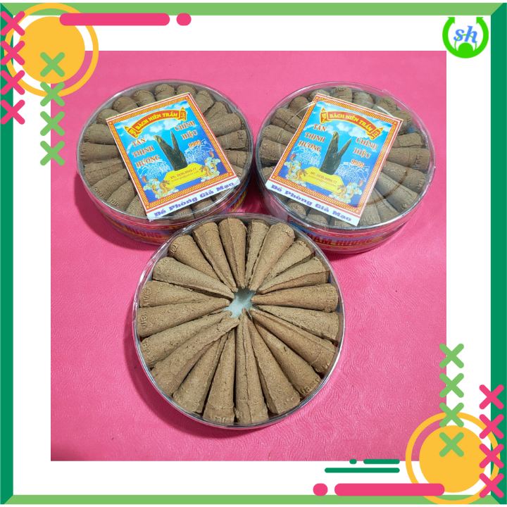 Nụ trầm - trầm cục Tân Thịnh Hương- hộp 20 nụ