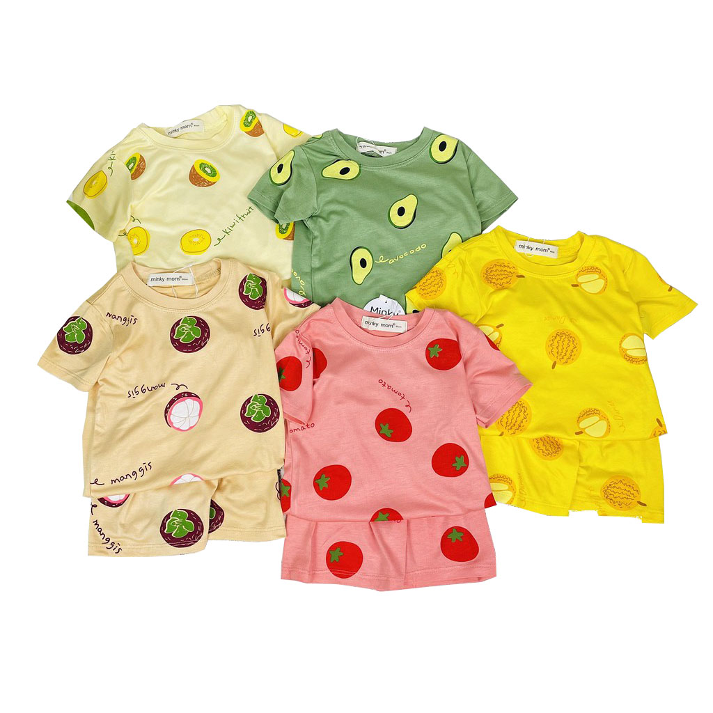Bộ quần áo trẻ em cộc tay,đồ bộ cộc tay cho bé trai và bé gái từ sơ sinh đến 14kg - JKIDS