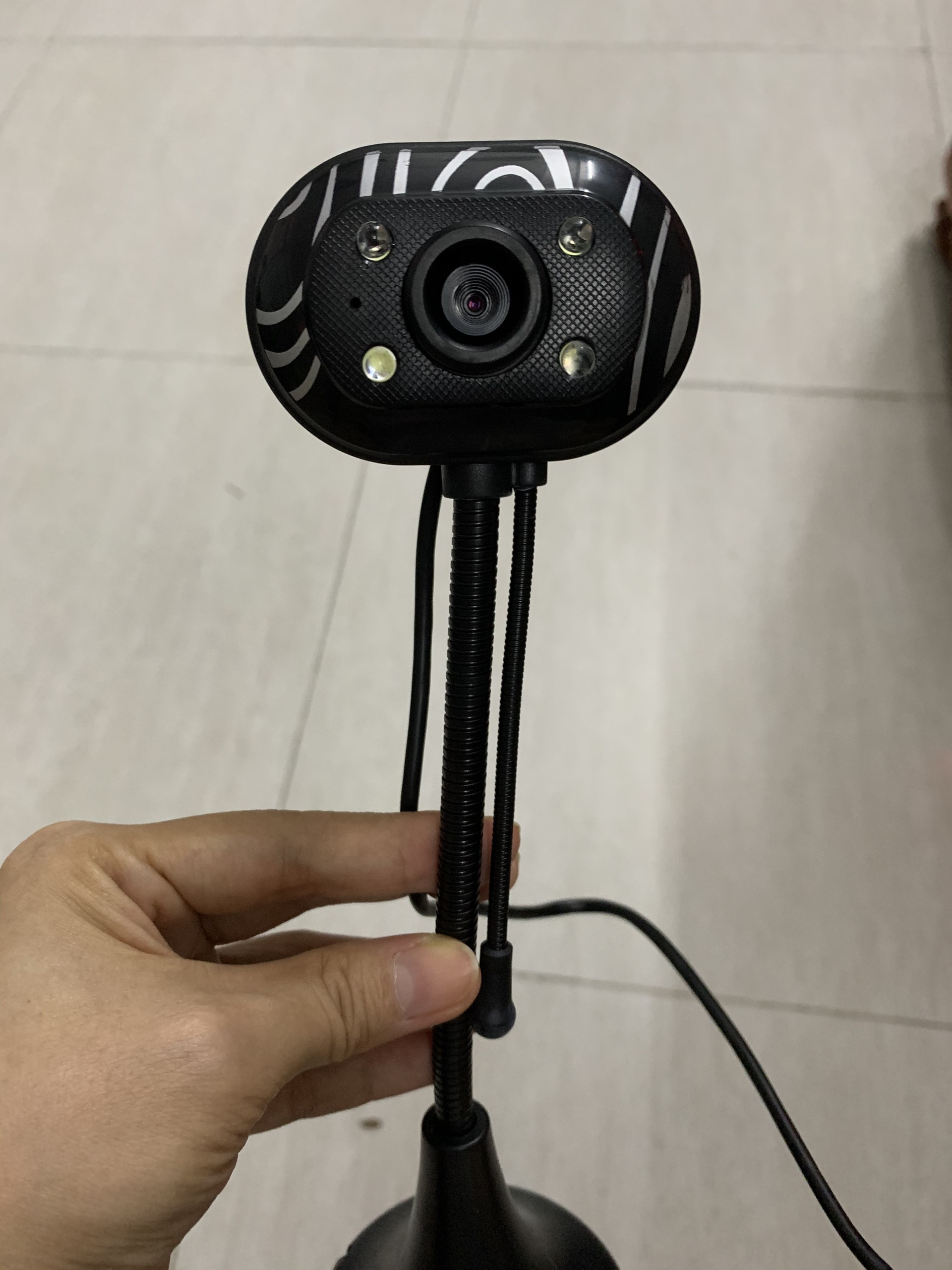 Webcam chân cao có Mic / Webcam học Online có Micro có đèn / Cam làm việc trực tuyến