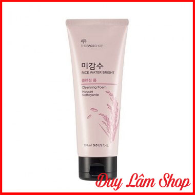 Sữa rửa mặt gạo Rice water bright 100ml – The Face Shop