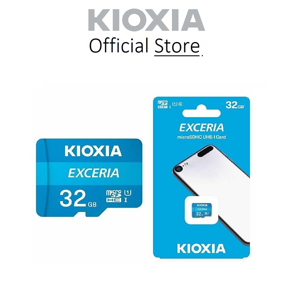 Thẻ nhớ micro sd kioxia 32gb class 10 uhs-i tốc độ đọc 100mb/s - bảo hành 5 năm