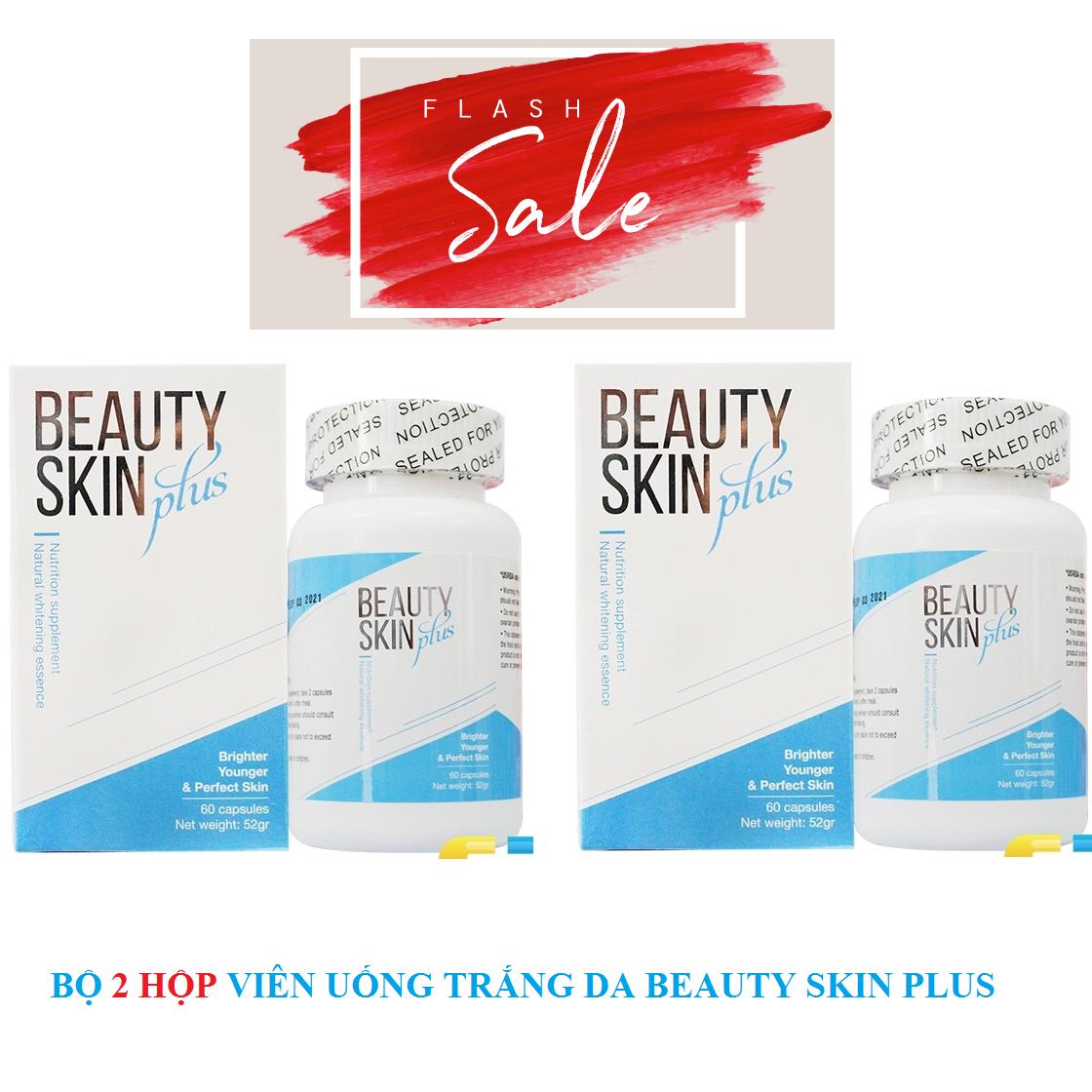 Combo 2 Hộp Trắng Da Chống Nắng Beauty Skin Plus - Mẫu mới