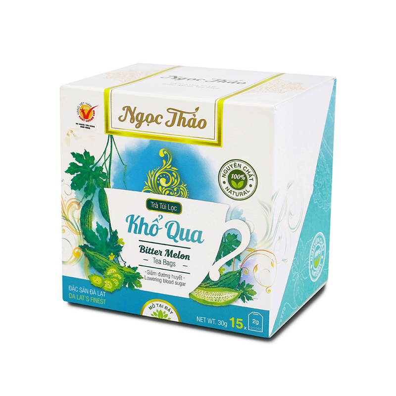 Hộp trà Khổ qua cao cấp Ngọc Thảo 15 túi lọc