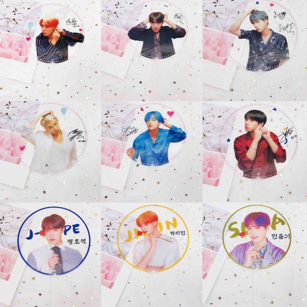 QUẠT BTS LOẠI TRONG HÌNH THÀNH VIÊN SIÊU ĐẸP