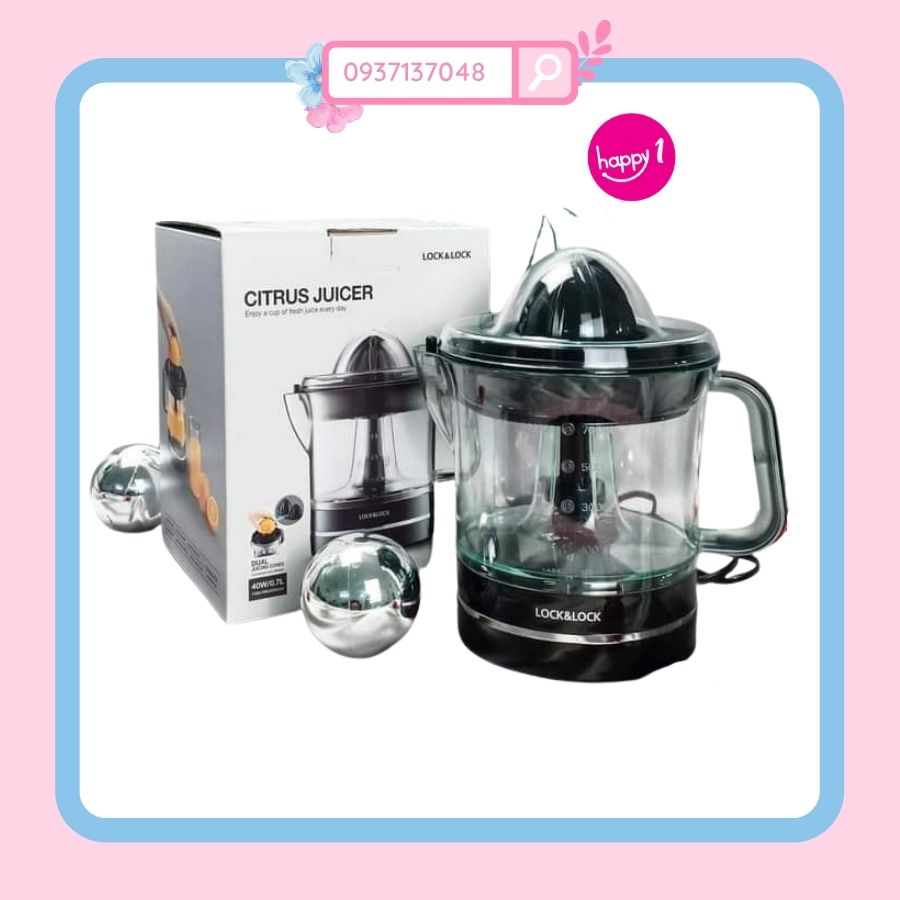 Máy vắt cam lock & lock 1,2l - hàng khuyến mãi pediasure