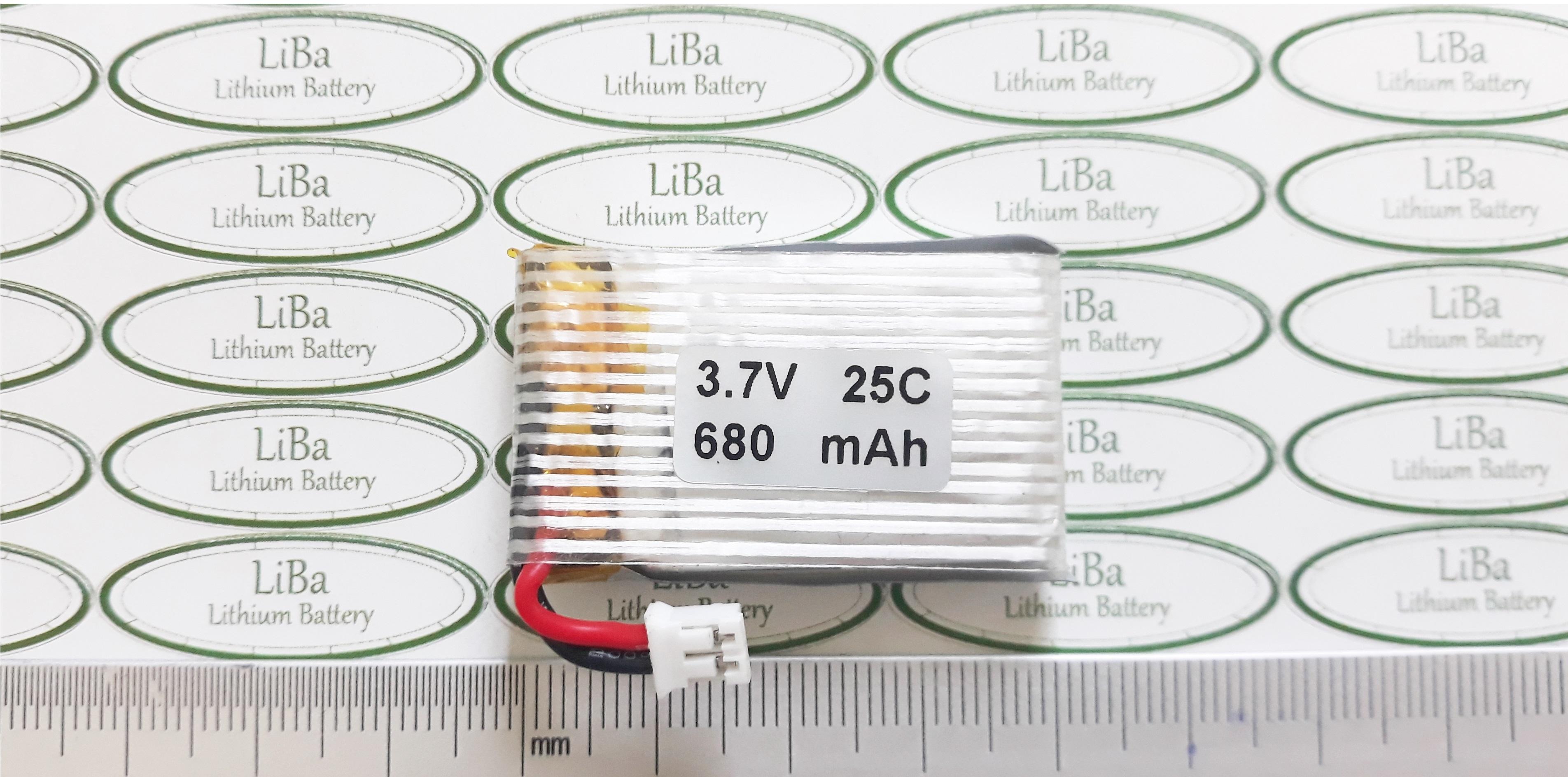 Pin flycam 3.7v 680mah 25c 062540 _ liba