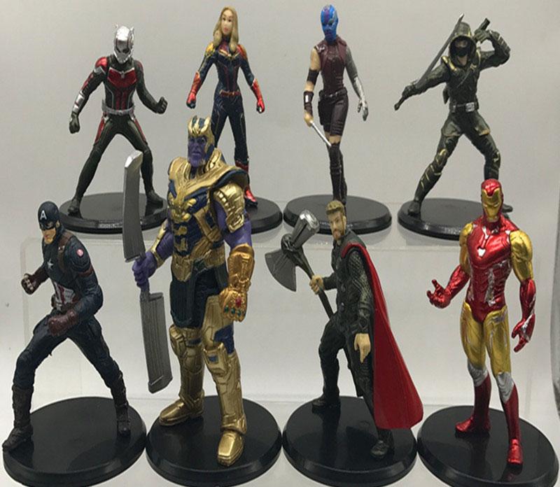 Bộ 8 mô hình avengers: end game