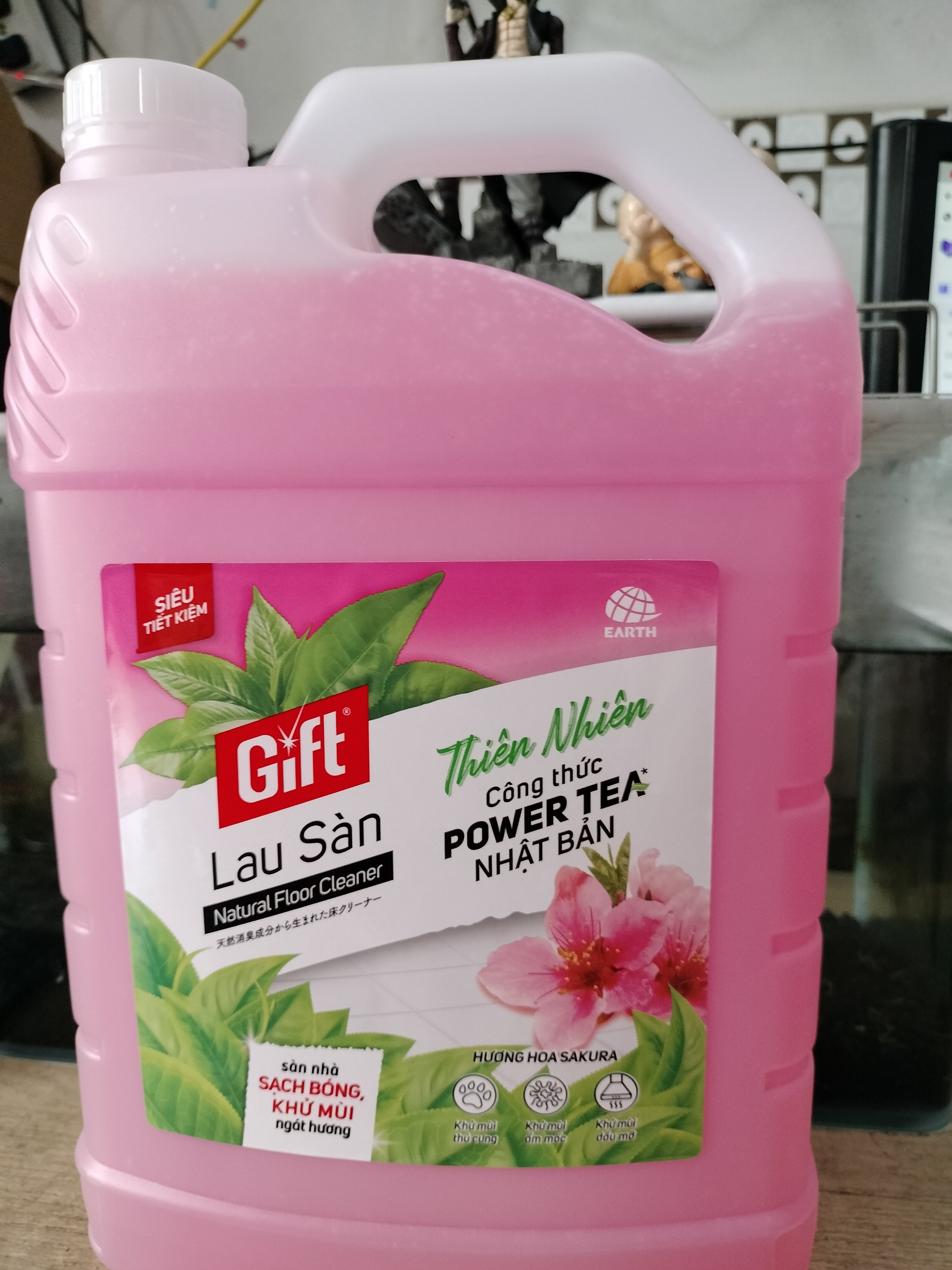 Nước lau sàn gift 3.8 kg hương sakura