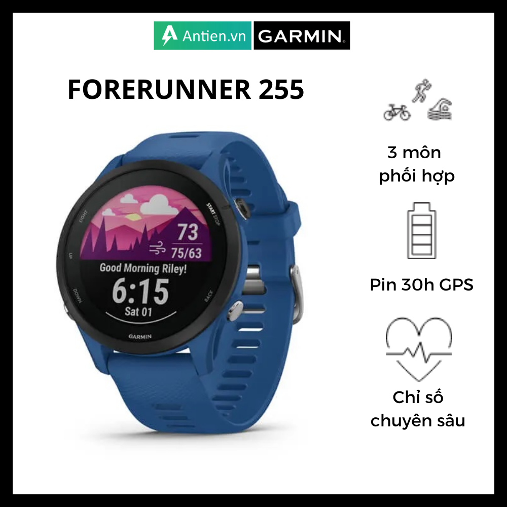 Đồng hồ thông minh thể thao Garmin Forerunner 55/ 255 - Hàng chính hãng