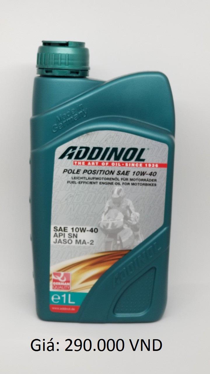NHỚT ADDINOIL 10W40 S(N)- XE SỐ- MOTO (Chai)