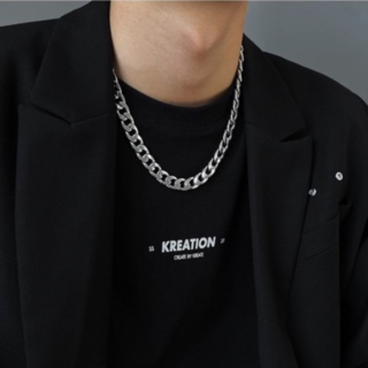 Dây chuyền nam nữ mắt xích- dây chuyền nam inox