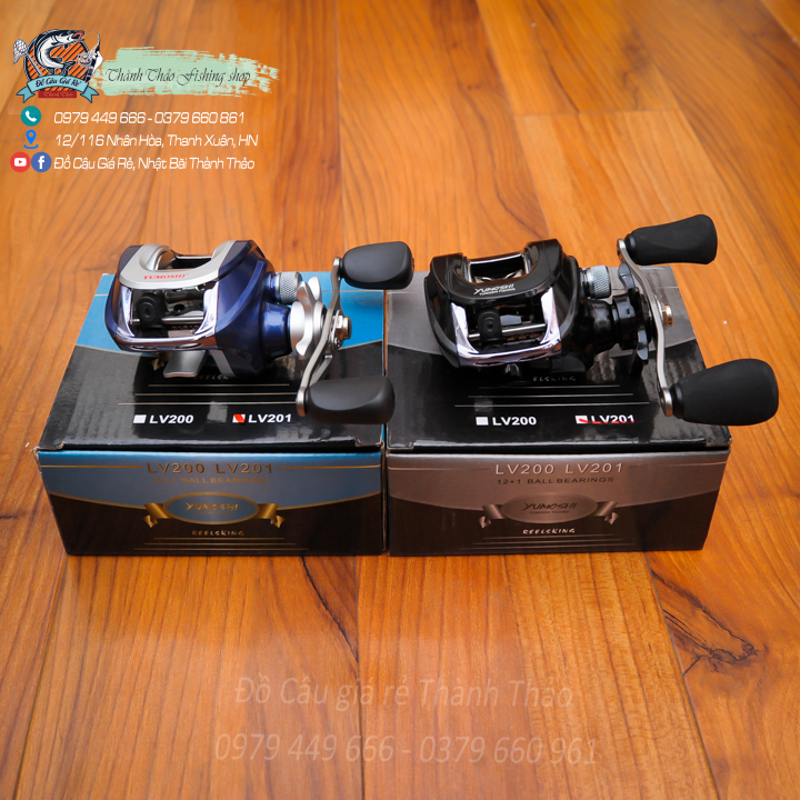 Máy câu ngang Lure Yumoshi lv201 - máy khoẻ, siêu nhẹ, bền tốt