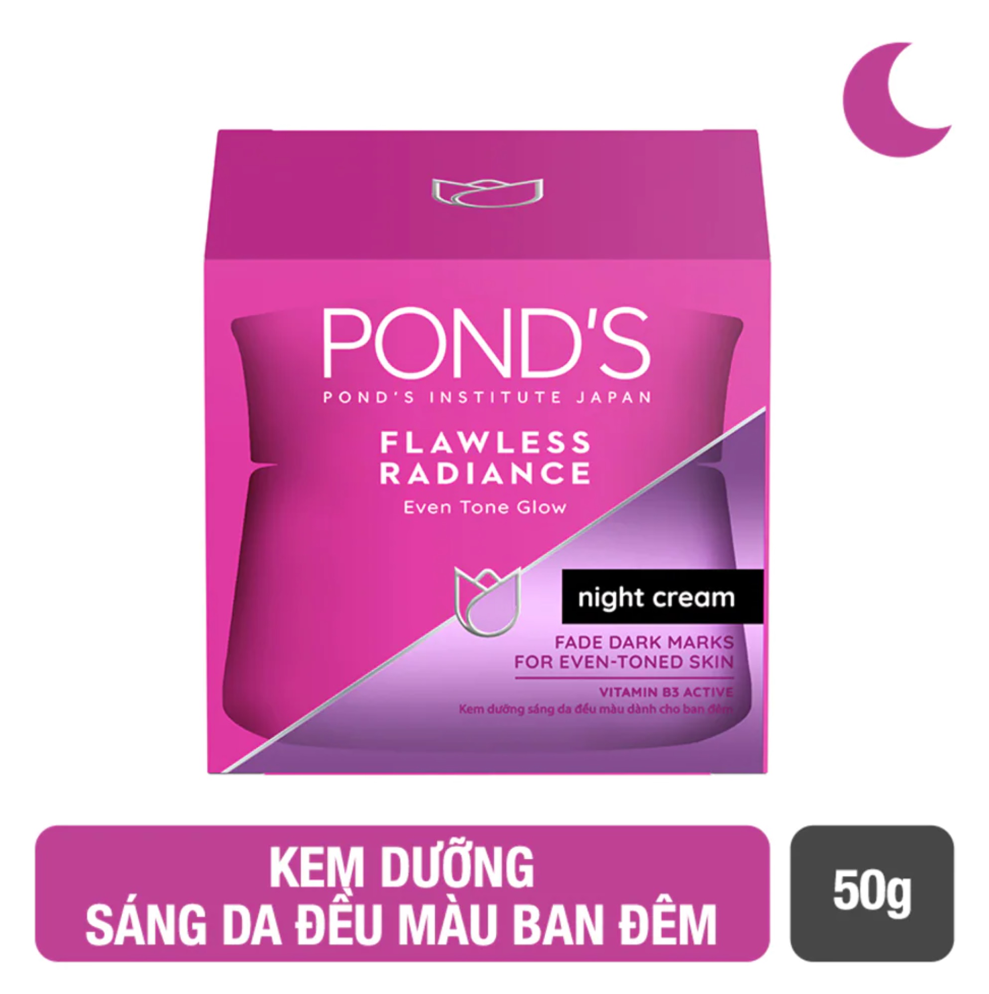 Kem dưỡng trắng da cao cấp ban đêm Ponds 50g
