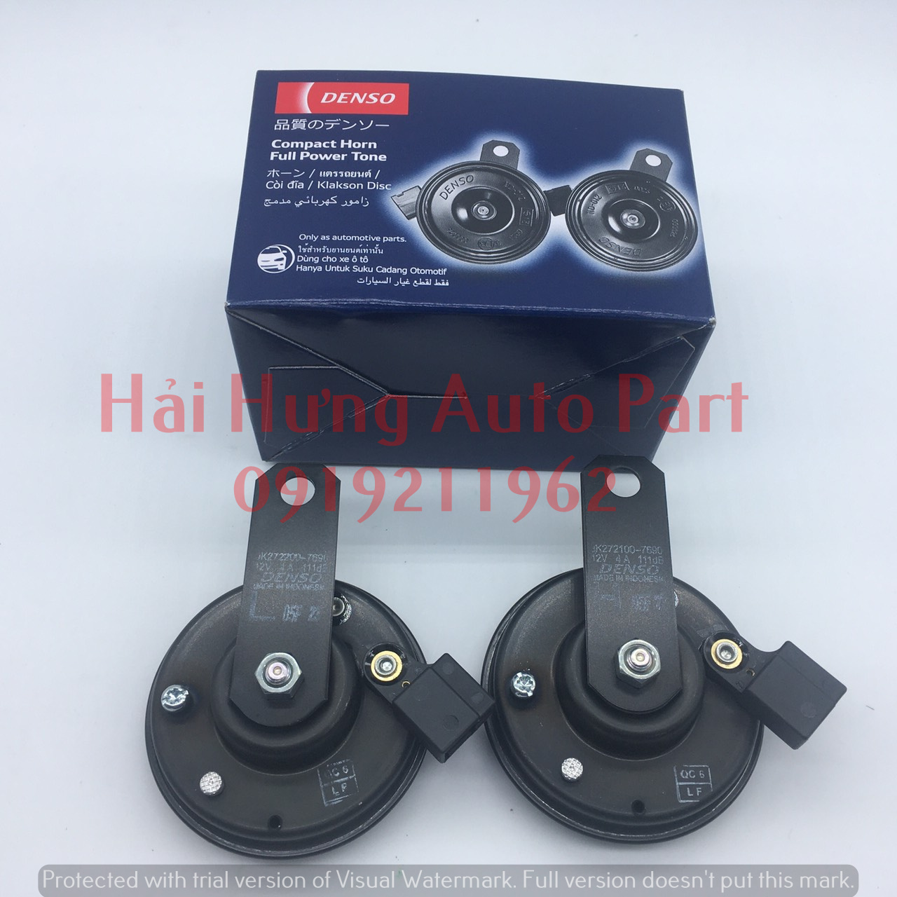 Còi điện 1 giắc theo xe Chính hãng Denso cho xe Toyota