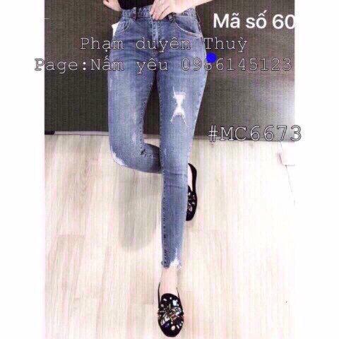 Quần Jean Nữ TN 60 (Có Size Đại) Thời Trang Nữ Tính - Hàng Chuẩn Hình