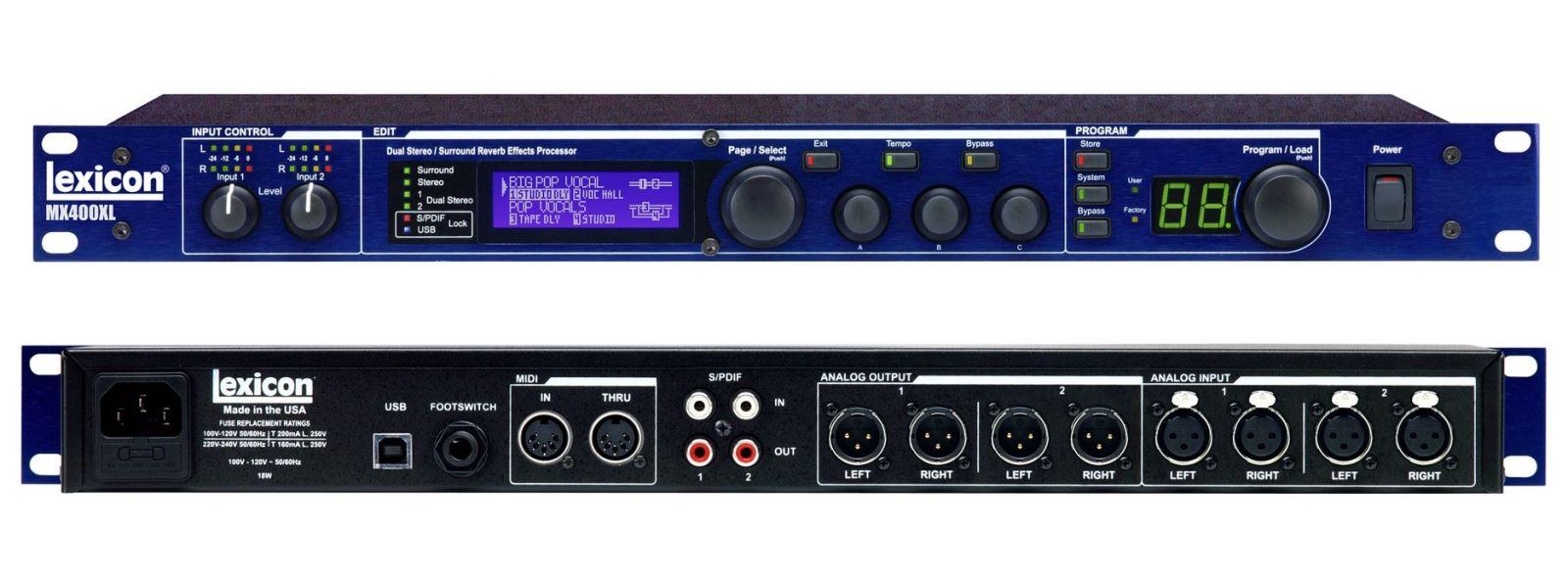 Effect rời lexicon mx400xl