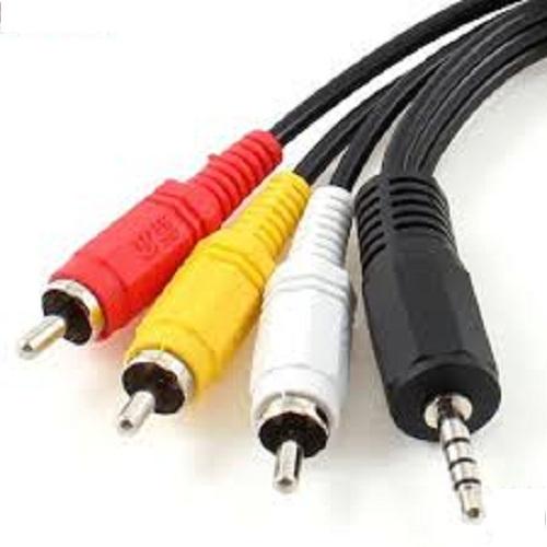 Dây AV TV 3.5mm ra 3 đầu AV loại tốt - Điện Việt