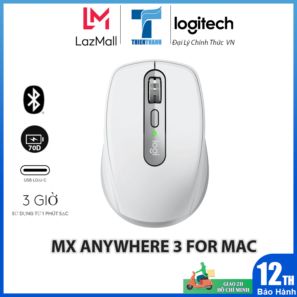 Chuột Không Dây Logitech MX Anywhere 3 for MAC - Chính hãng phân phối