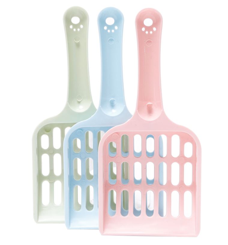 Xẻng nhựa hót phân mèo/Xẻng Xúc Phân Chậu Khay Vệ Sinh Cho Chó Mèo