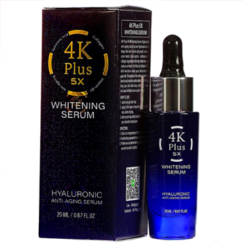 Serum dưỡng trắng da 4k plus 5x whitening chính hãng thái lan 20ml