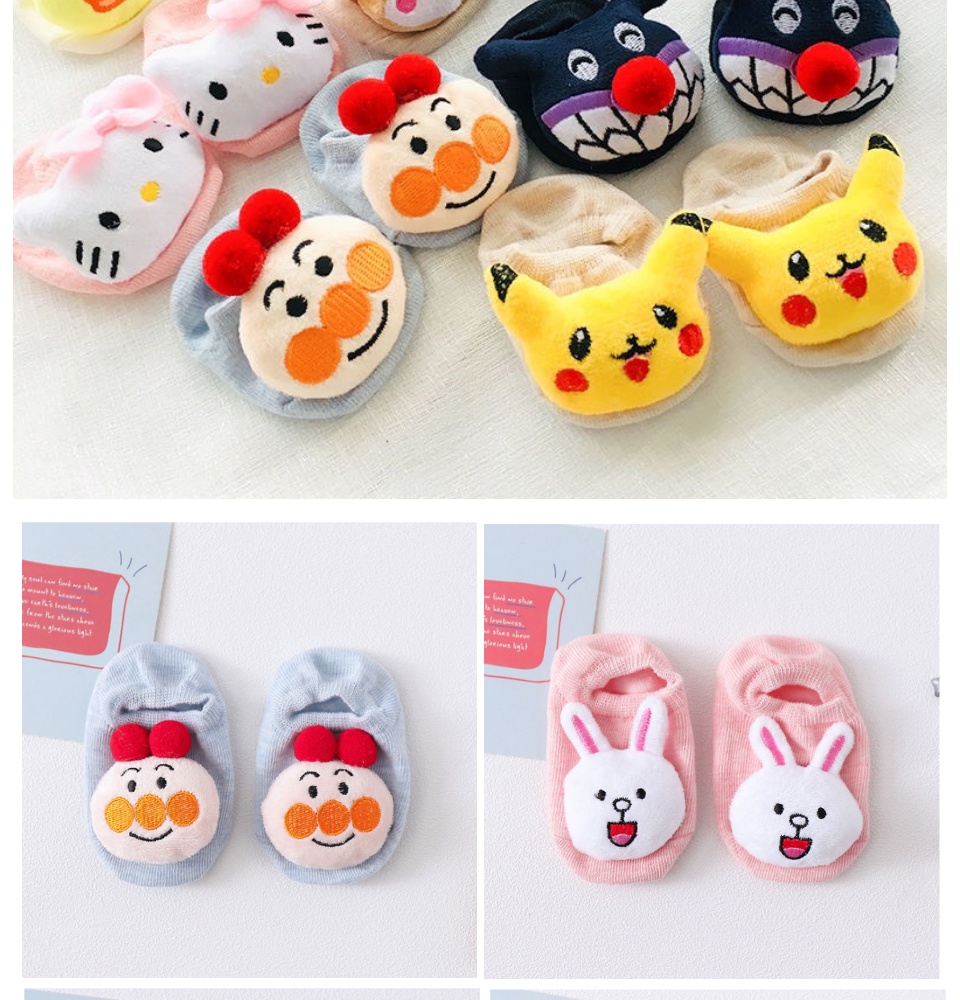 Tất baby gắn thú 3D chống trơn trượt cao cấp cho bé 0-2 tuổi