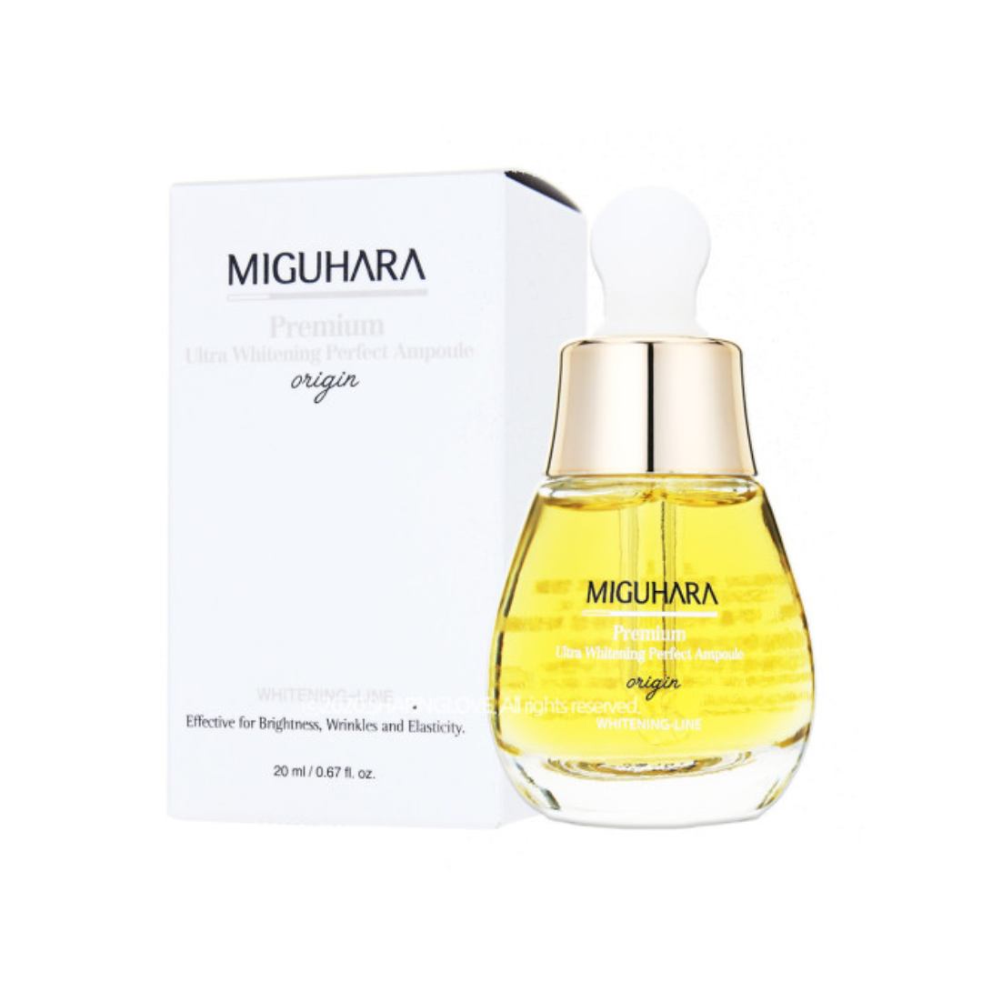 Tinh chất dưỡng trắng MIGUHARA Ultra Whitening Perfect Ampoule Origin Whitening Line