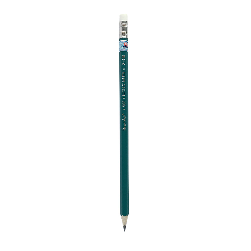 Bút chì gỗ Hernidex 588 HIGH QUALITY HB có tẩy tẩy (HDPC588-HB)