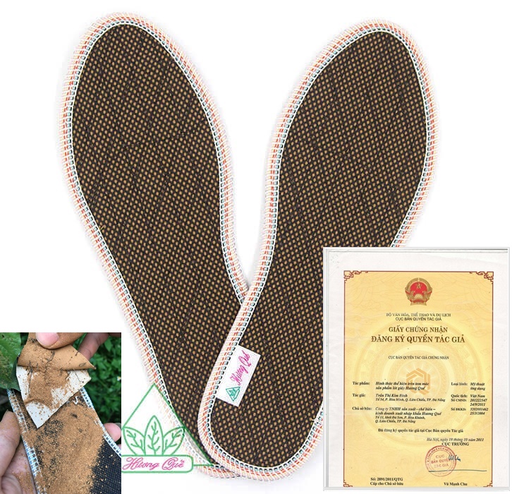  Lót giày nam nữ cao cấp Hương Quế CL05 quế thật thơm bền khử mùi đặc biệt tốt cho người tiểu đường; cỡ 38-45 
