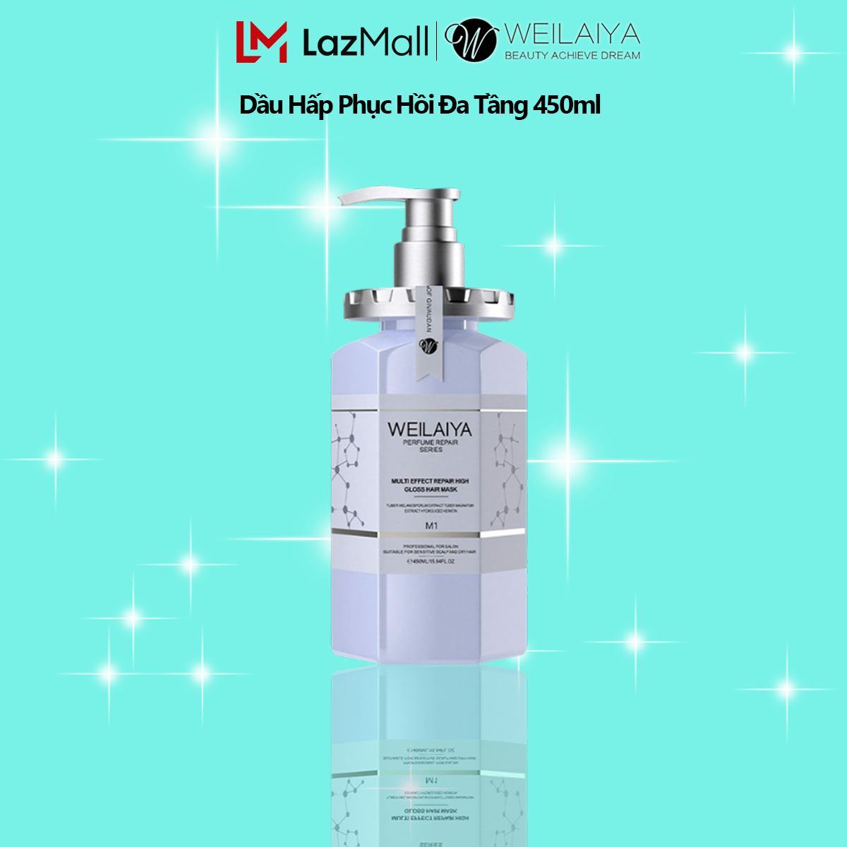 Dầu hấp tóc phục hồi đa tầng weilaiya 450ml